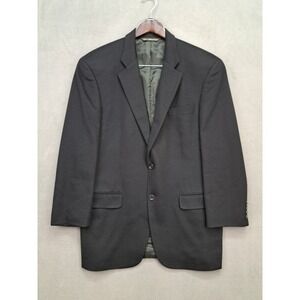 Jack Victor Montreal Loro Piana 100% Cashmere Blazer Sports Coat Mens 42L Black